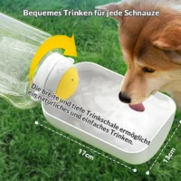 2-in-1 Hundetrinkflasche "Aqua-Snack"