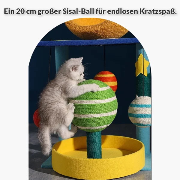 Kratzbaum "Sternen-Galaxie" für Katzen