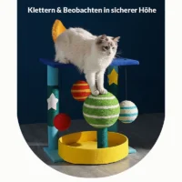 Kratzbaum "Sternen-Galaxie" für Katzen