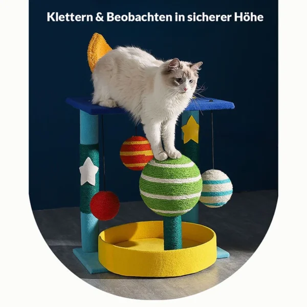 Kratzbaum "Sternen-Galaxie" für Katzen