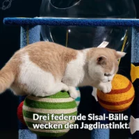 Kratzbaum "Sternen-Galaxie" für Katzen