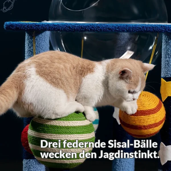 Kratzbaum "Sternen-Galaxie" für Katzen