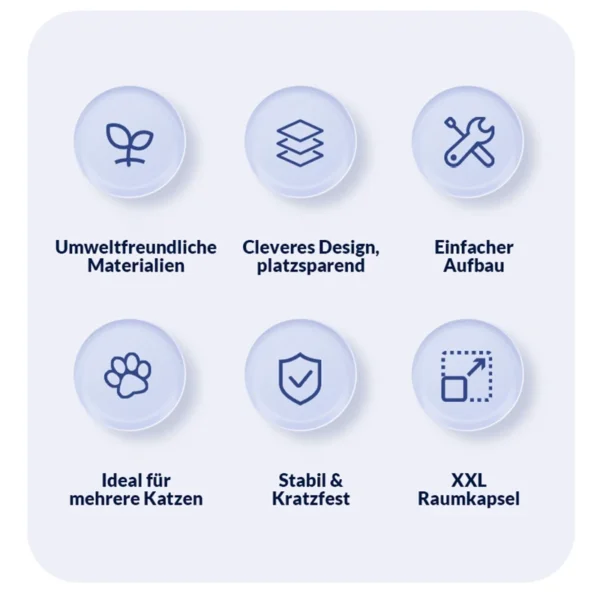 Kratzbaum "Sternen-Galaxie" für Katzen