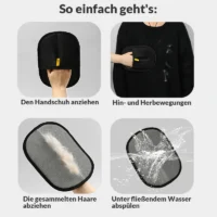 Handschuh12 Magischer Tierhaar-Handschuh "Fussel-Weg"