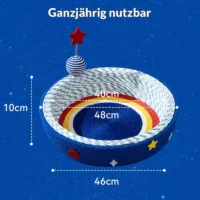 Kratzbett "Kosmos-Traum" für Katzen