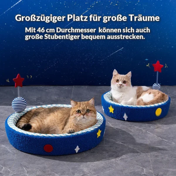 Kratzbett "Kosmos-Traum" für Katzen