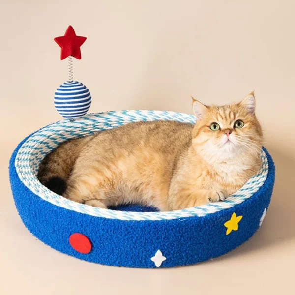 Kratzbett "Kosmos-Traum" für Katzen