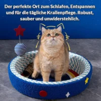 Kratzbett "Kosmos-Traum" für Katzen