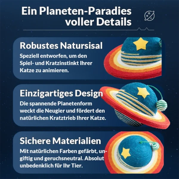 Kratzplanet "Saturn" für Katzen