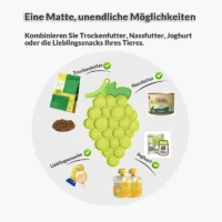 Schleckmatte14 Gourmet-Schleckmatte "Snack-Spaß"