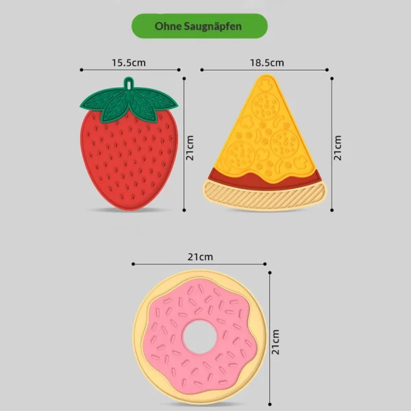 Schleckmatte17 Gourmet-Schleckmatte "Snack-Spaß"