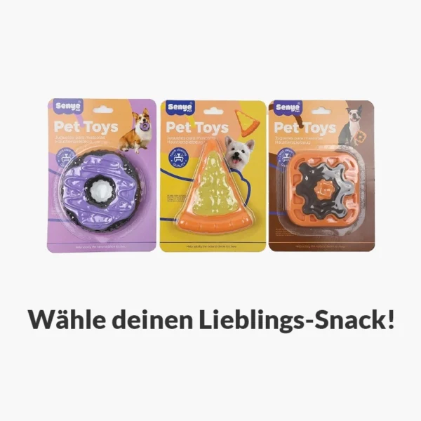 Kauspielzeug-Serie „Snack-Attack“