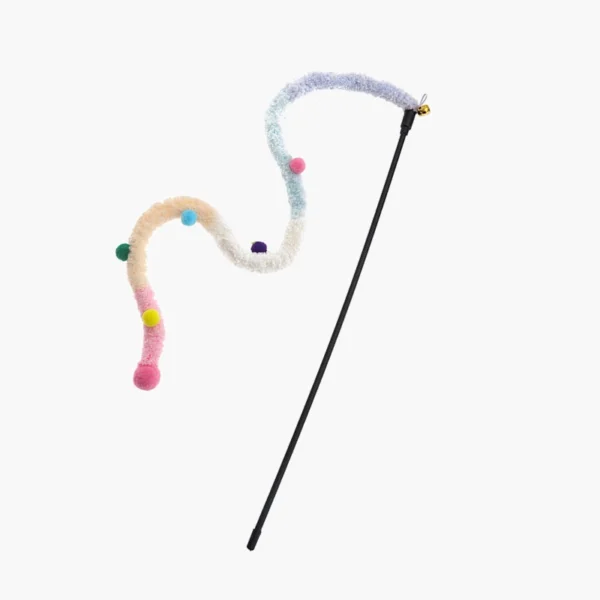 Interaktive Katzenangel "Wackelwurm"