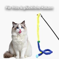 Interaktive Katzenangel "Wackelwurm"
