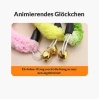 Interaktive Katzenangel "Wackelwurm"