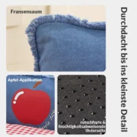 Sofa10 Hundesofa ausklappbar (auch für Katzen) | 2-in-1 Apple Denim & Robust