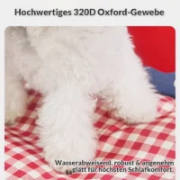 Sofa5 Hundesofa ausklappbar (auch für Katzen) | 2-in-1 Apple Denim & Robust