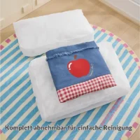 Sofa6 Hundesofa ausklappbar (auch für Katzen) | 2-in-1 Apple Denim & Robust