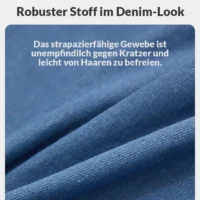 Sofa7 Hundesofa ausklappbar (auch für Katzen) | 2-in-1 Apple Denim & Robust