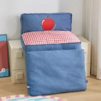 Sofa9 Hundesofa ausklappbar (auch für Katzen) | 2-in-1 Apple Denim & Robust